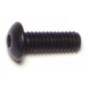 MIDWEST FASTENER #8-32 Socket Head Cap Screw, Plain Steel, 1/2 in Length, 10 PK 72306